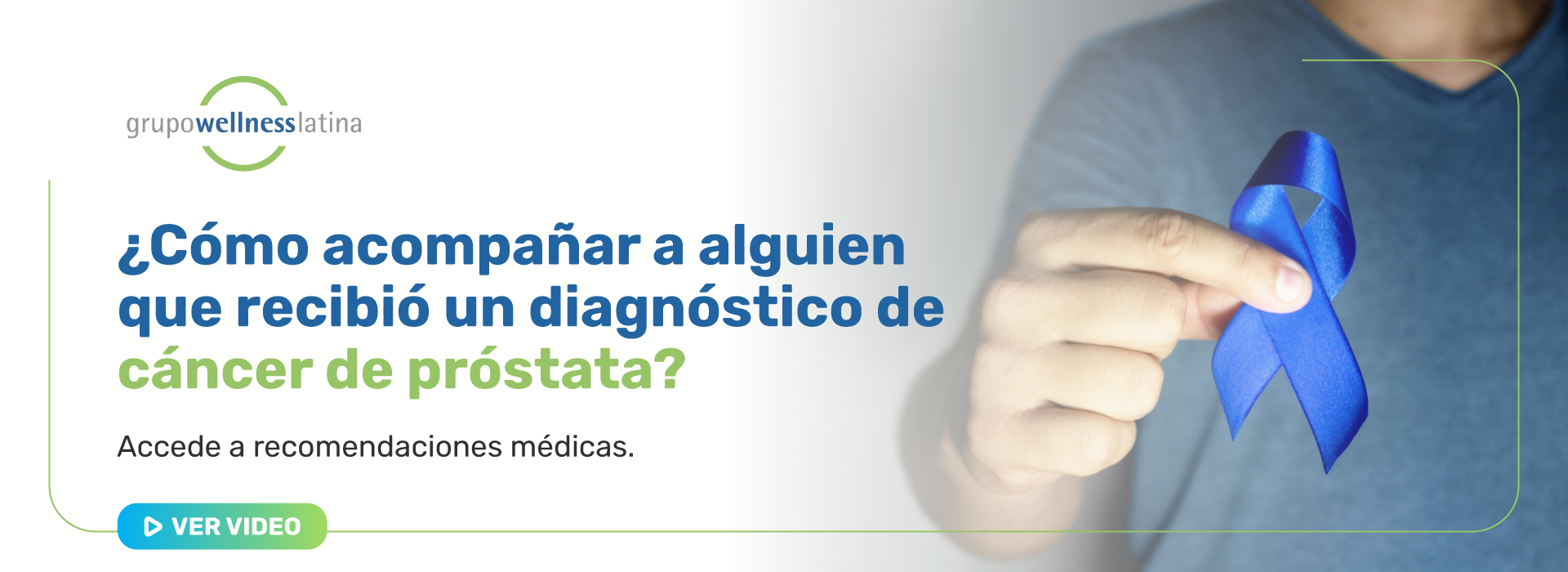¿Cómo acompañar a alguien que recibió un diagnóstico de cáncer de próstata?